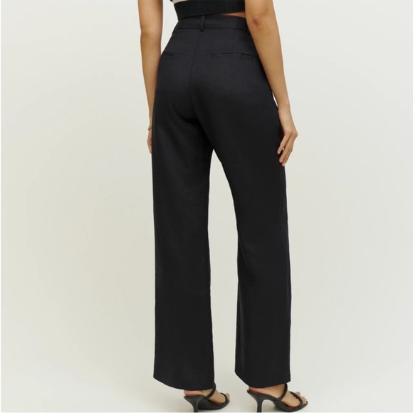 NWT Reformation Linen Vesta Pants Size 6 - Picture 3 of 10